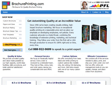 Tablet Screenshot of brochureprinting.com